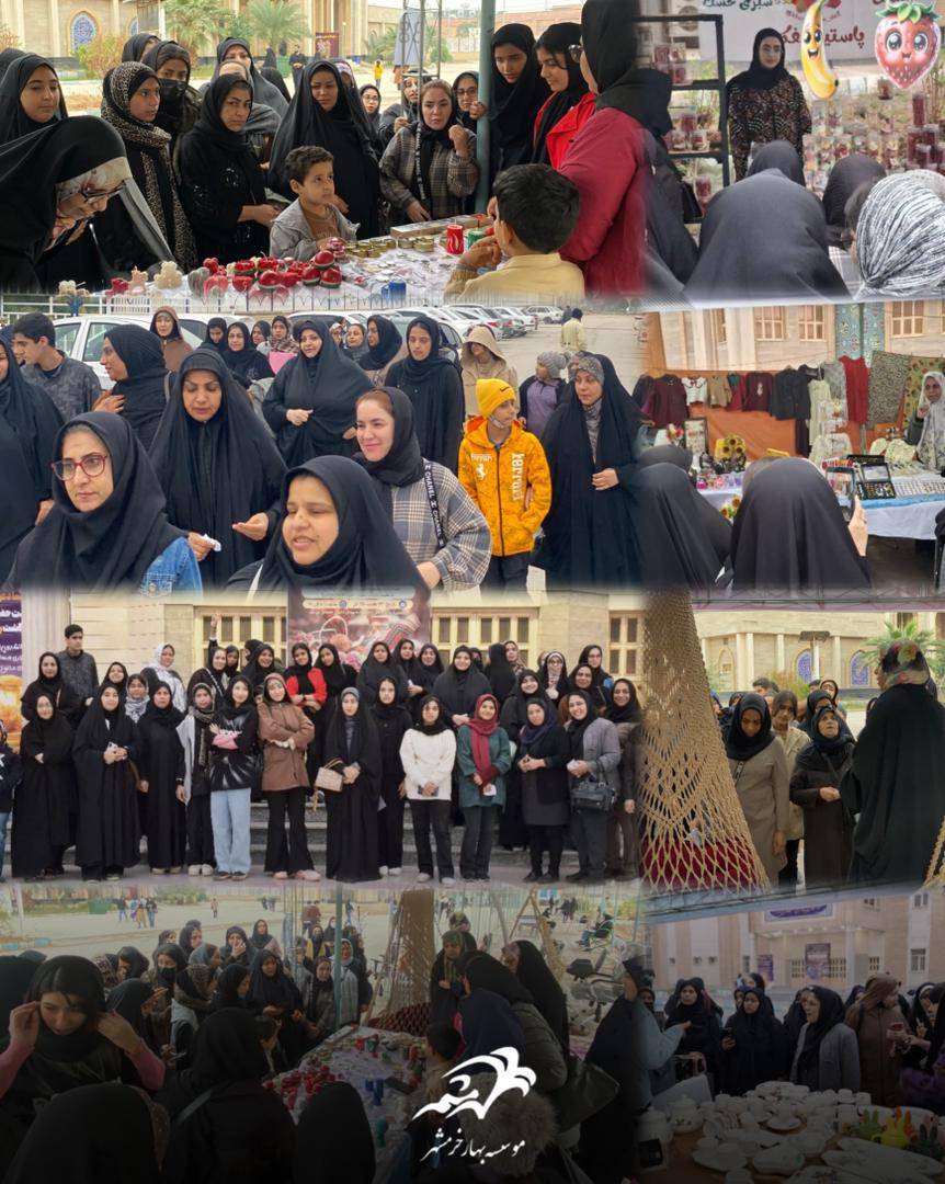 بازدید گروه طرح «از ایده تا کسب‌ و کار» از نمایشگاه دستان خلاق اروند